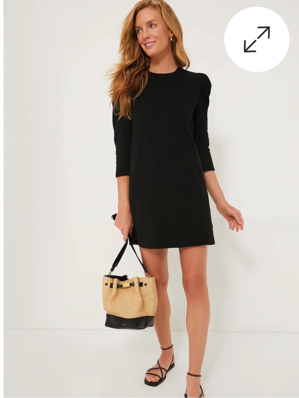 Tuckernuck POMANDER Place Black Vesty Mini Dress Size M